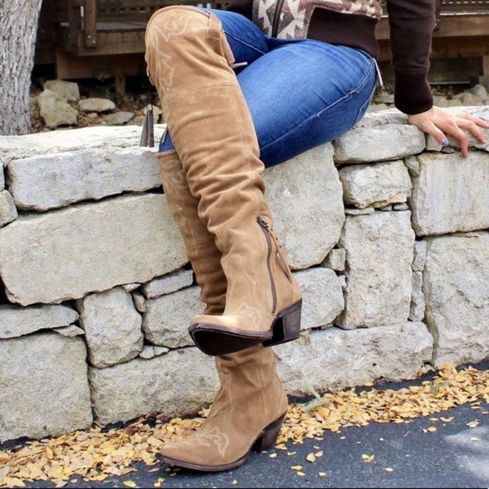 Pandora Western Over The Knee Boots